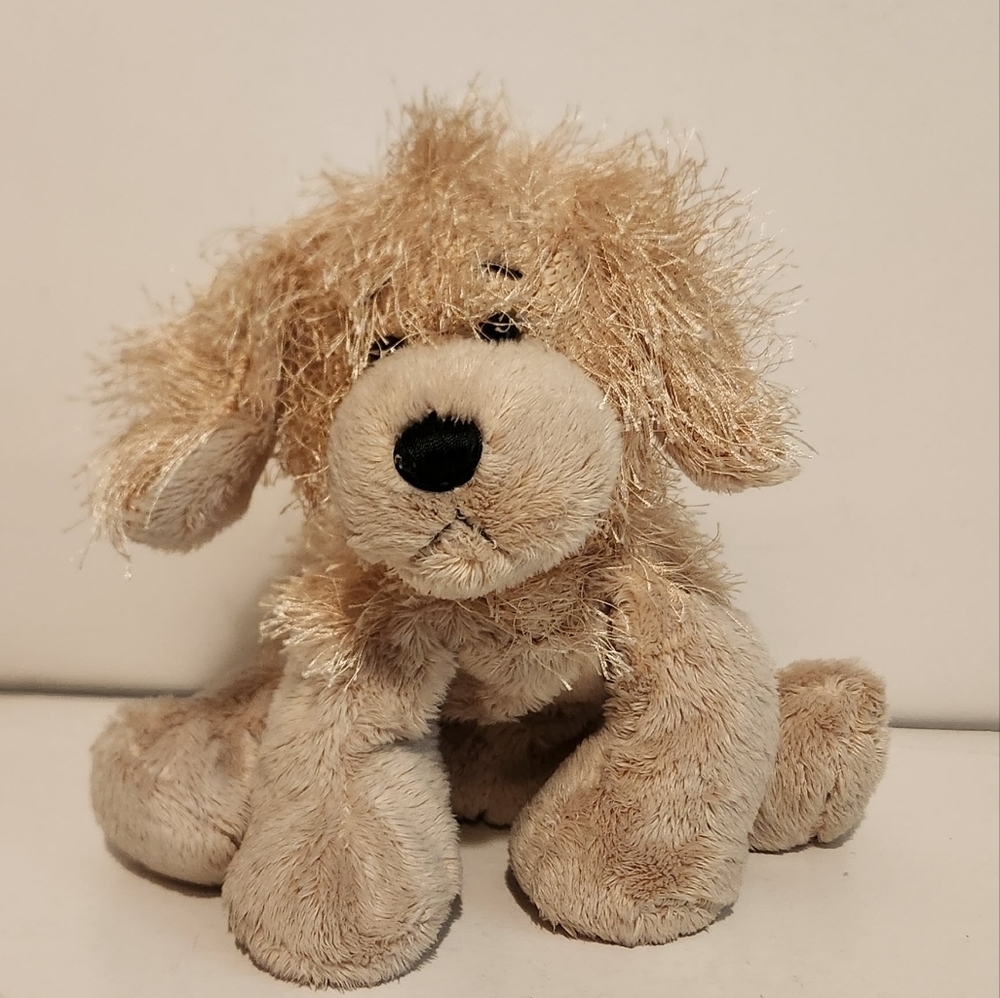 7” Ganz Webkinz Golden Colored Dog Plush